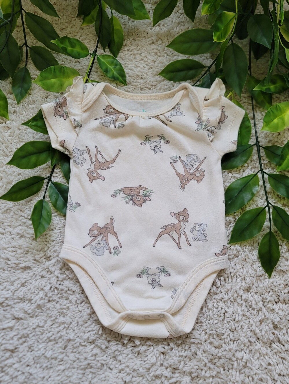 Baby Girl Bambi & Thumper Onesie (3-6 Months)